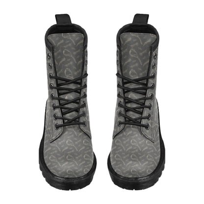 Steak Print Design LKS302 Women's Boots