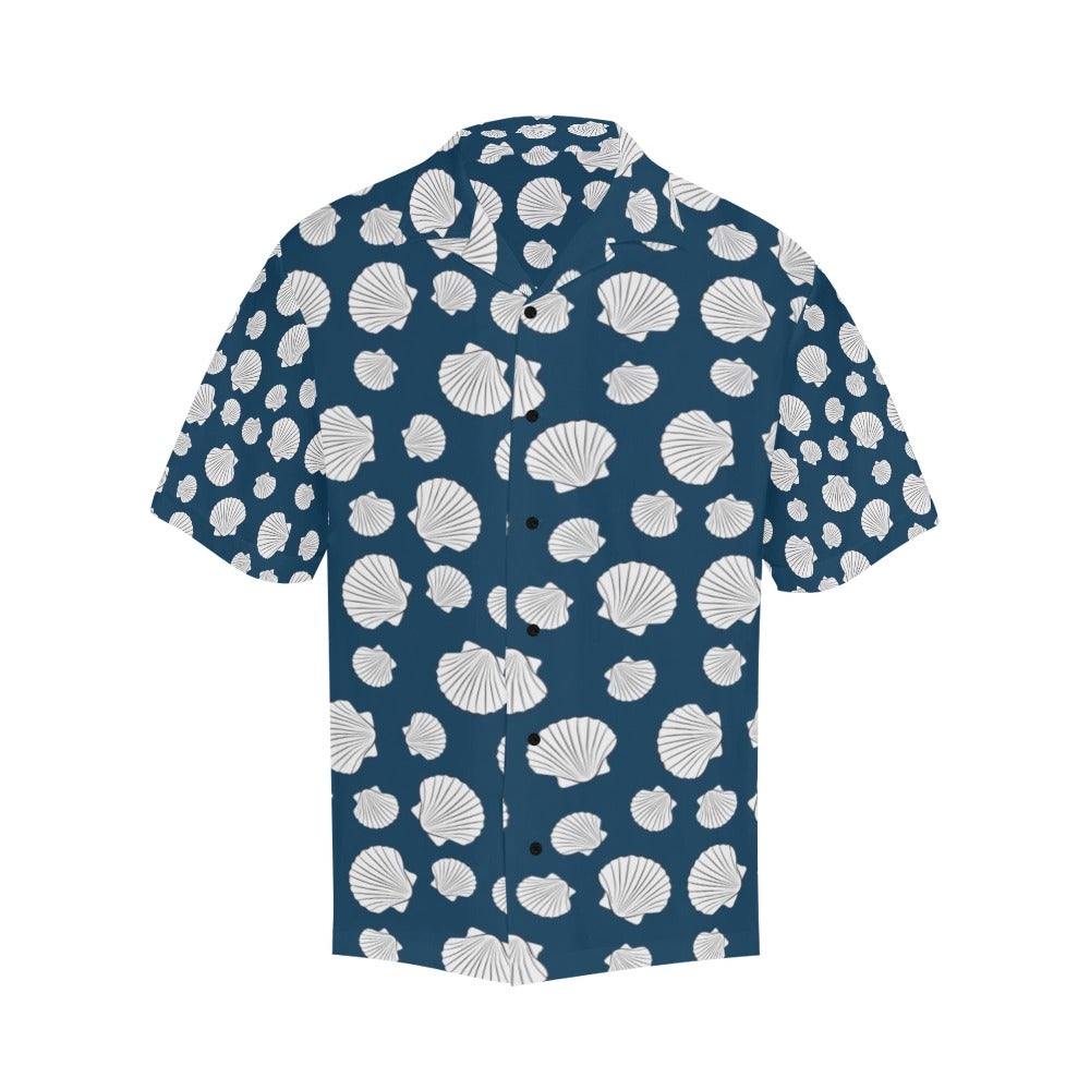 Seashell Print Design LKS3012 Men's Hawaiian Shirt