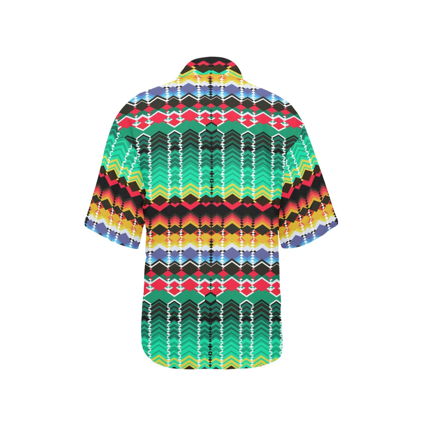 Serape Print Design LKS307 Women's Hawaiian Shirt