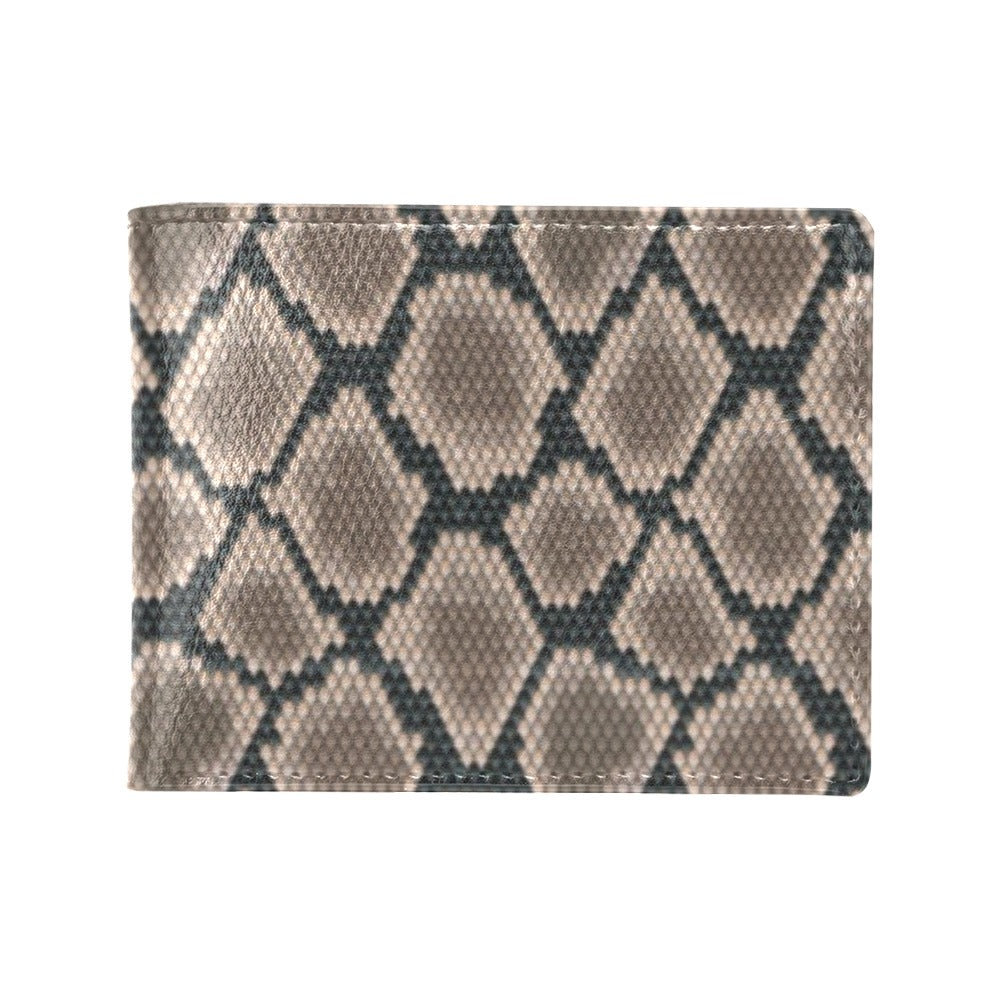 Snake Skin Design Print Men's ID Card Wallet