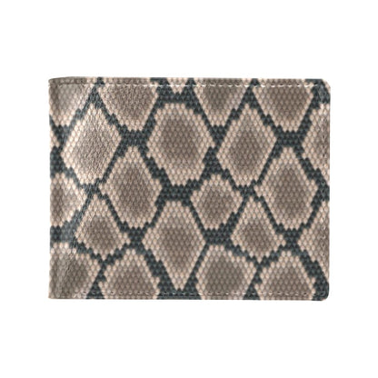 Snake Skin Design Print Men's ID Card Wallet