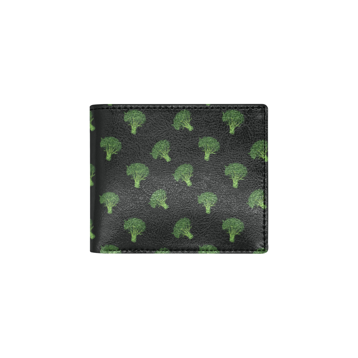 Broccoli Pattern Print Design 04 Men's ID Card Wallet