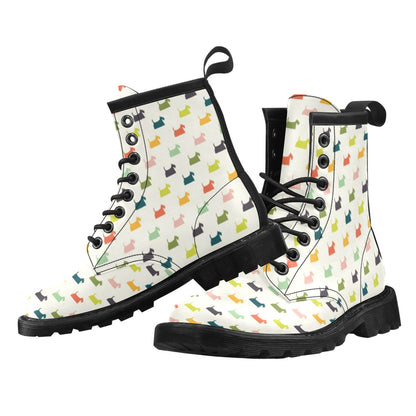 Scottish Terriers Print Design LKS305 Women's Boots