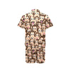 Emoji Monkey Print Pattern Men's Romper