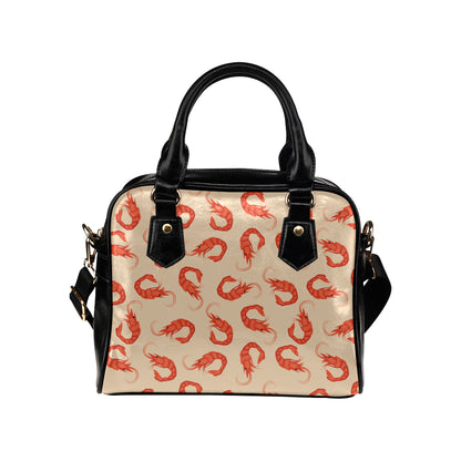 Prawn Pattern Print Design 02 Shoulder Handbag