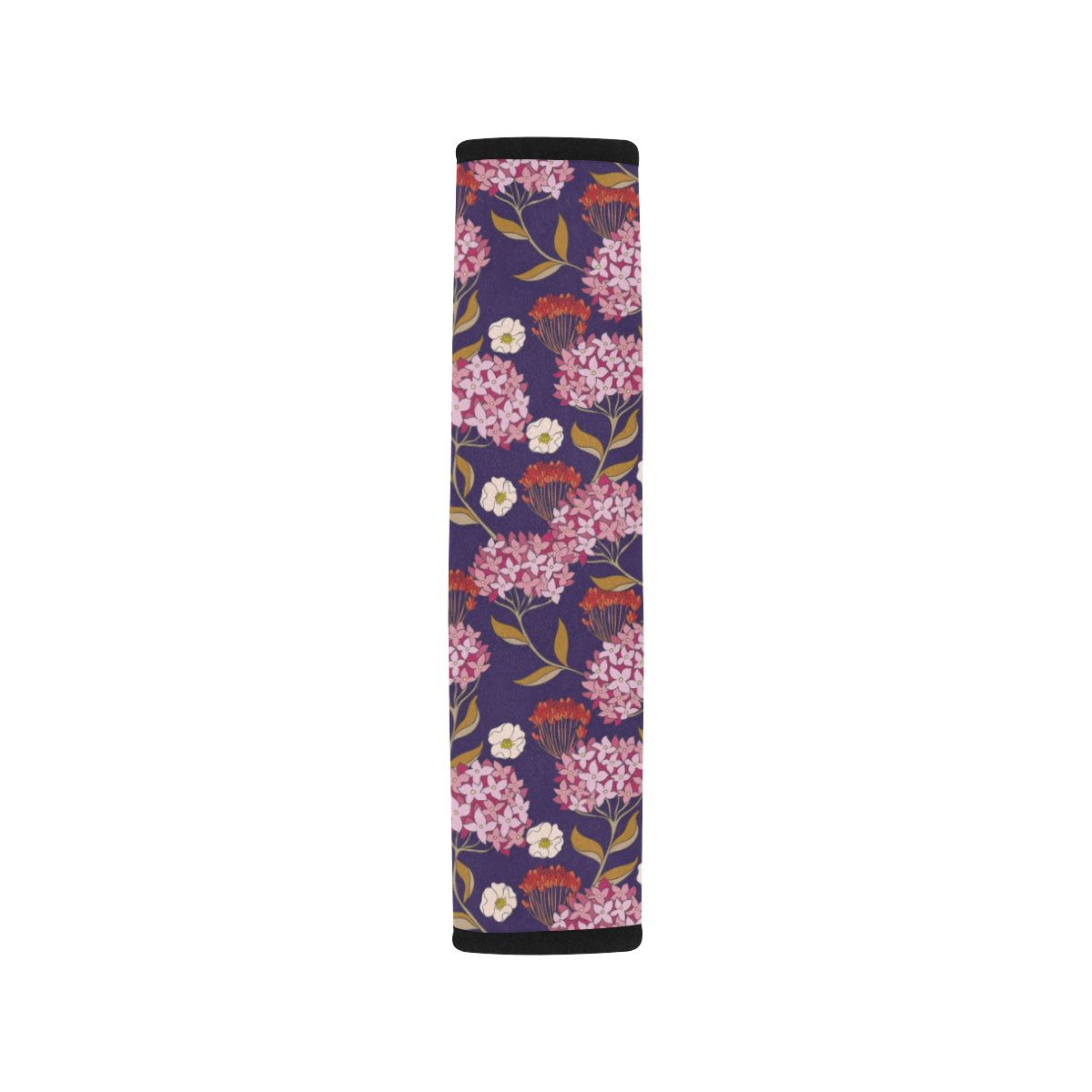 Hydrangea Pattern Print Design HD010 Car Seat Belt Cover