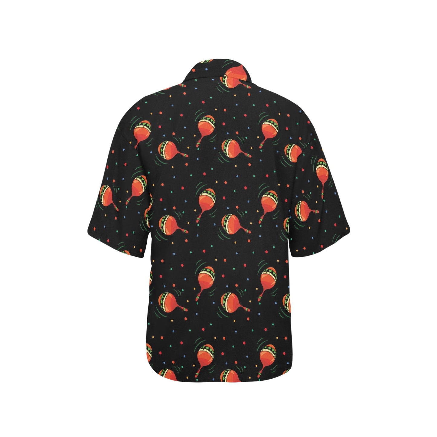 Maracas Pattern Print Design 03 Women's Hawaiian Shirt