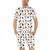 Cow Pattern Print Design 06 Men's Romper