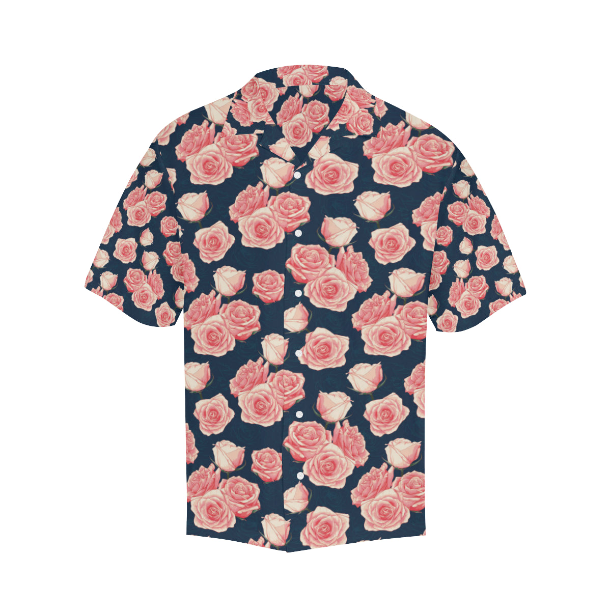 Rose Pattern Print Design A03 Men's Hawaiian Shirt