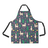 Llama Cactus Pattern Print Design 012 Apron with Pocket