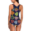 Apple Pattern Print Design AP05 Women Swimsuit