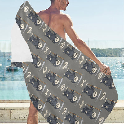 Skeleton Print Design LKS308 Beach Towel 32" x 71"