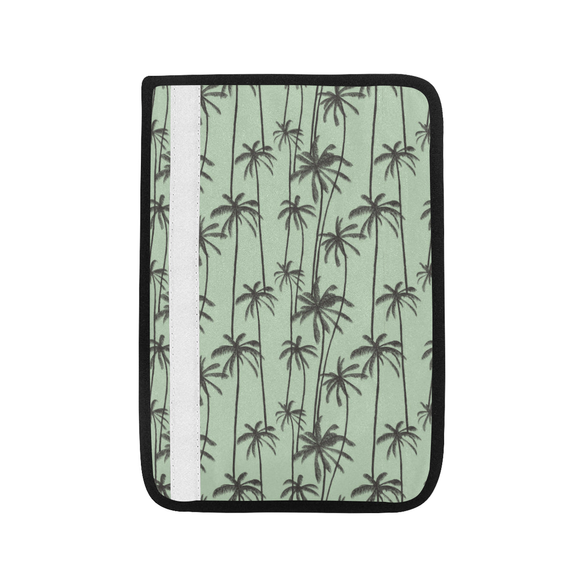 Palm Tree Pattern Print Design A04 Car Seat Belt Cover