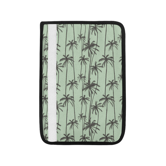 Palm Tree Pattern Print Design A04 Car Seat Belt Cover