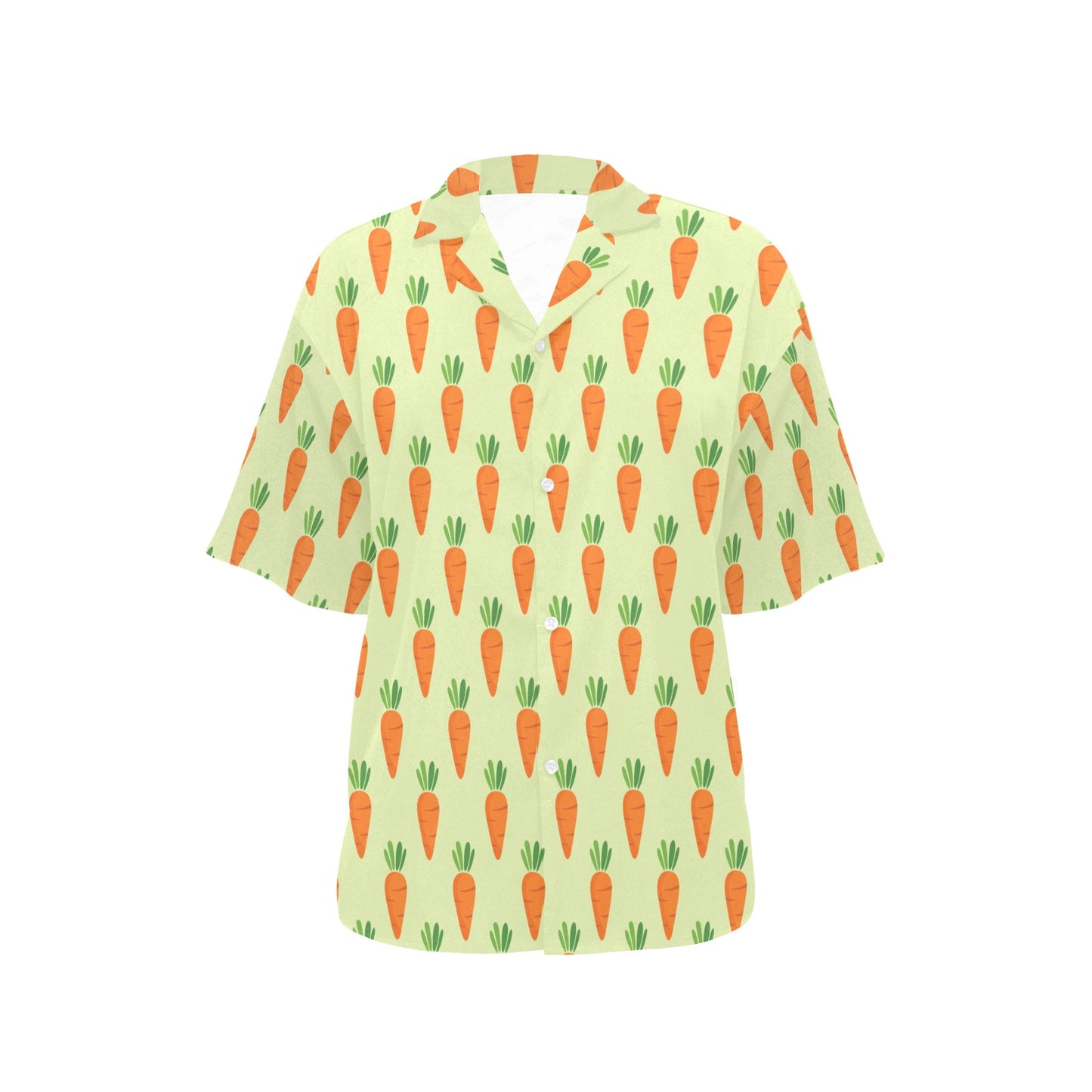 Carrot Pattern Print Design 02 Women's Hawaiian Shirt