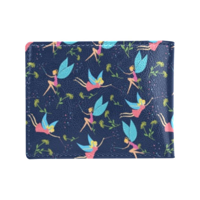 Fairy with flower Print Pattern Men's ID Card Wallet