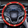 Grapefruit Pattern Print Design GF05 Steering Wheel Cover with Elastic Edge