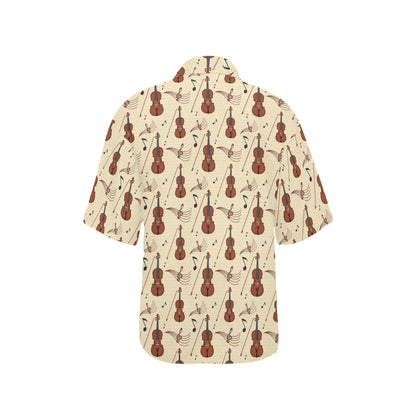 Cello Print Design LKS402 Women's Hawaiian Shirt