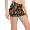 Tulip Boho Pattern Print Design TP09 Yoga Shorts