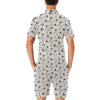 Swallow Bird Pattern Print Design 03 Men's Romper