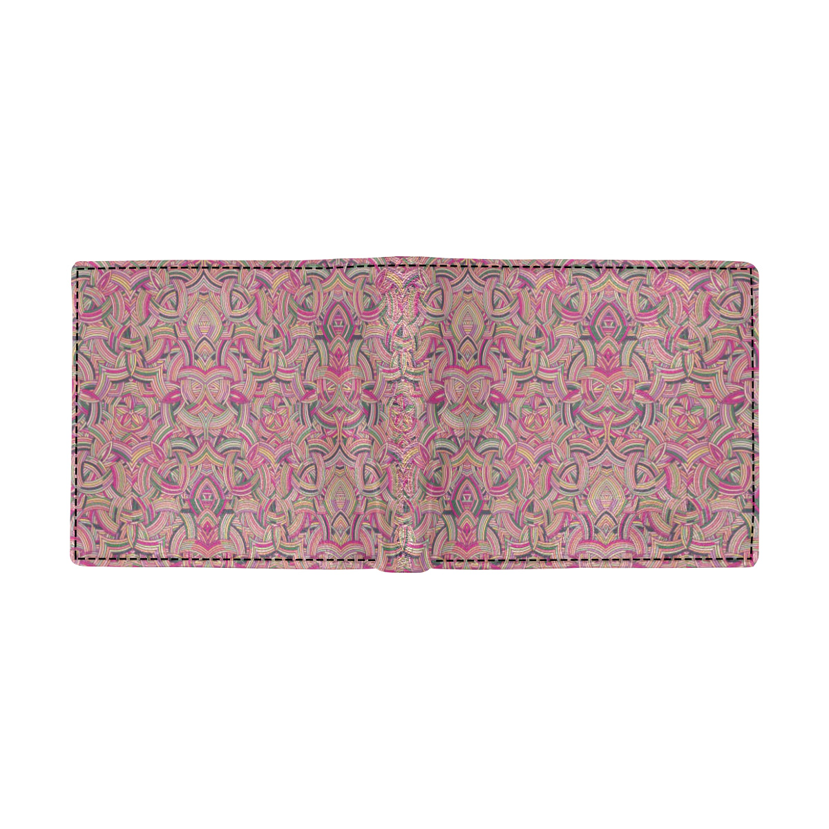 Celtic Pattern Print Design 04 Men's ID Card Wallet