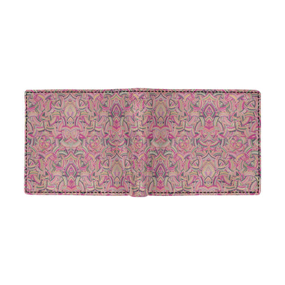 Celtic Pattern Print Design 04 Men's ID Card Wallet