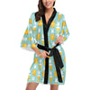 Christian Pattern Print Design 02 Women's Short Kimono