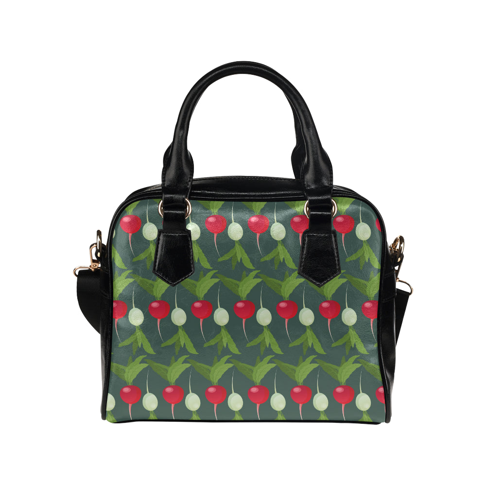 Radish Pattern Print Design A03 Shoulder Handbag