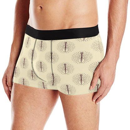 Mandolin Pattern Print Design 02 Men's Boxer Briefs