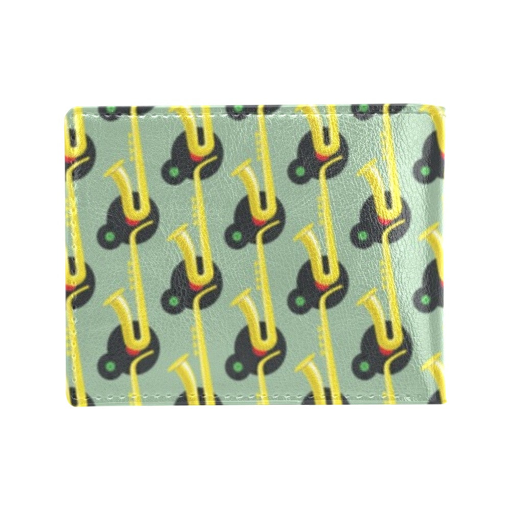 Saxophone Print Design LKS405 Men's ID Card Wallet