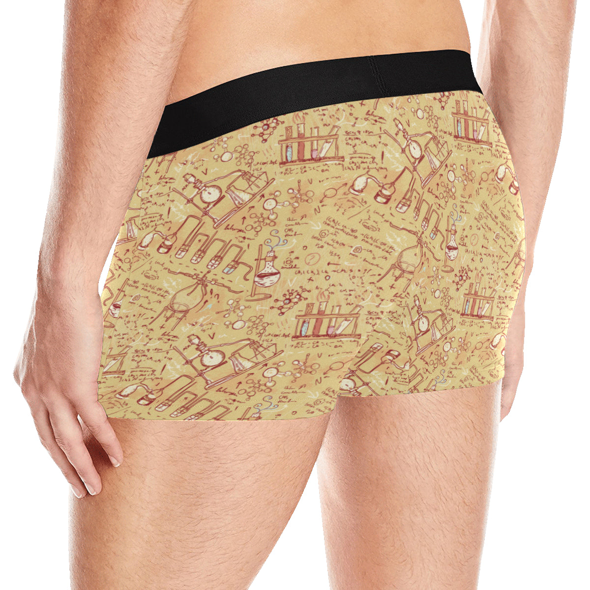 Chemical Pattern Print Design 01 Men's Boxer Briefs