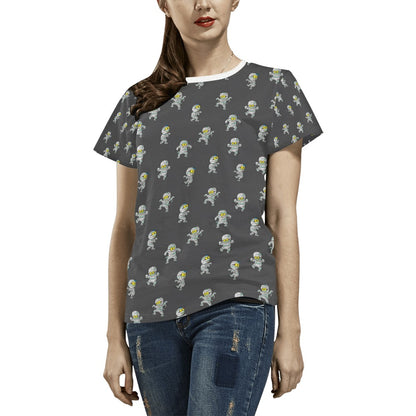 Mummy Print Design LKS305 Women's  T-shirt