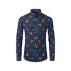 Anchor Pattern Print Design 05 Men's Long Sleeve Shirt