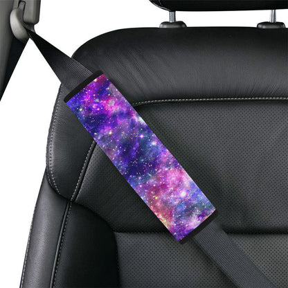 Galaxy Night Stardust Space Print Car Seat Belt Cover