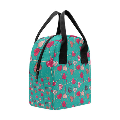 Lollipop Pattern Print Design LL01 Insulated Lunch Bag