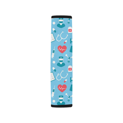 Nurse Pattern Print Design A03 Car Seat Belt Cover