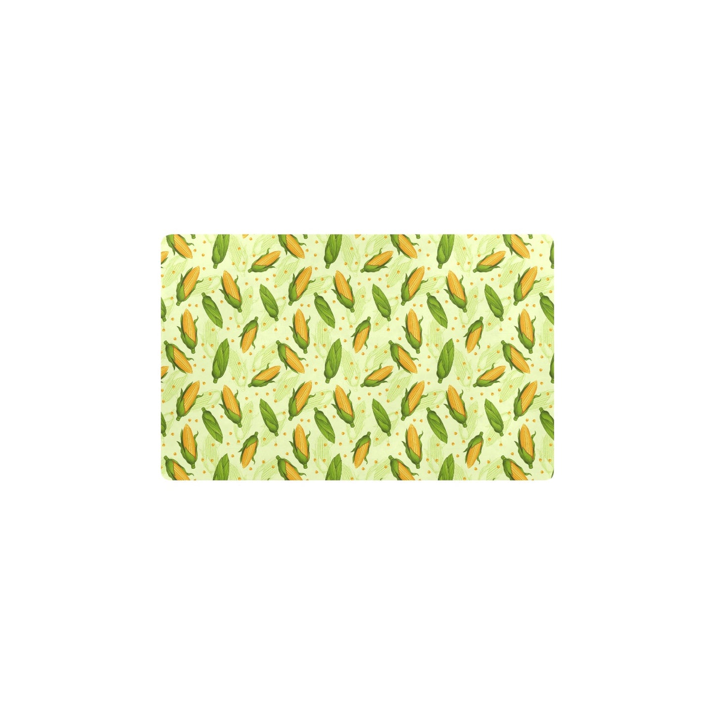 Agricultural Fresh Corn cob Print Pattern Kitchen Mat