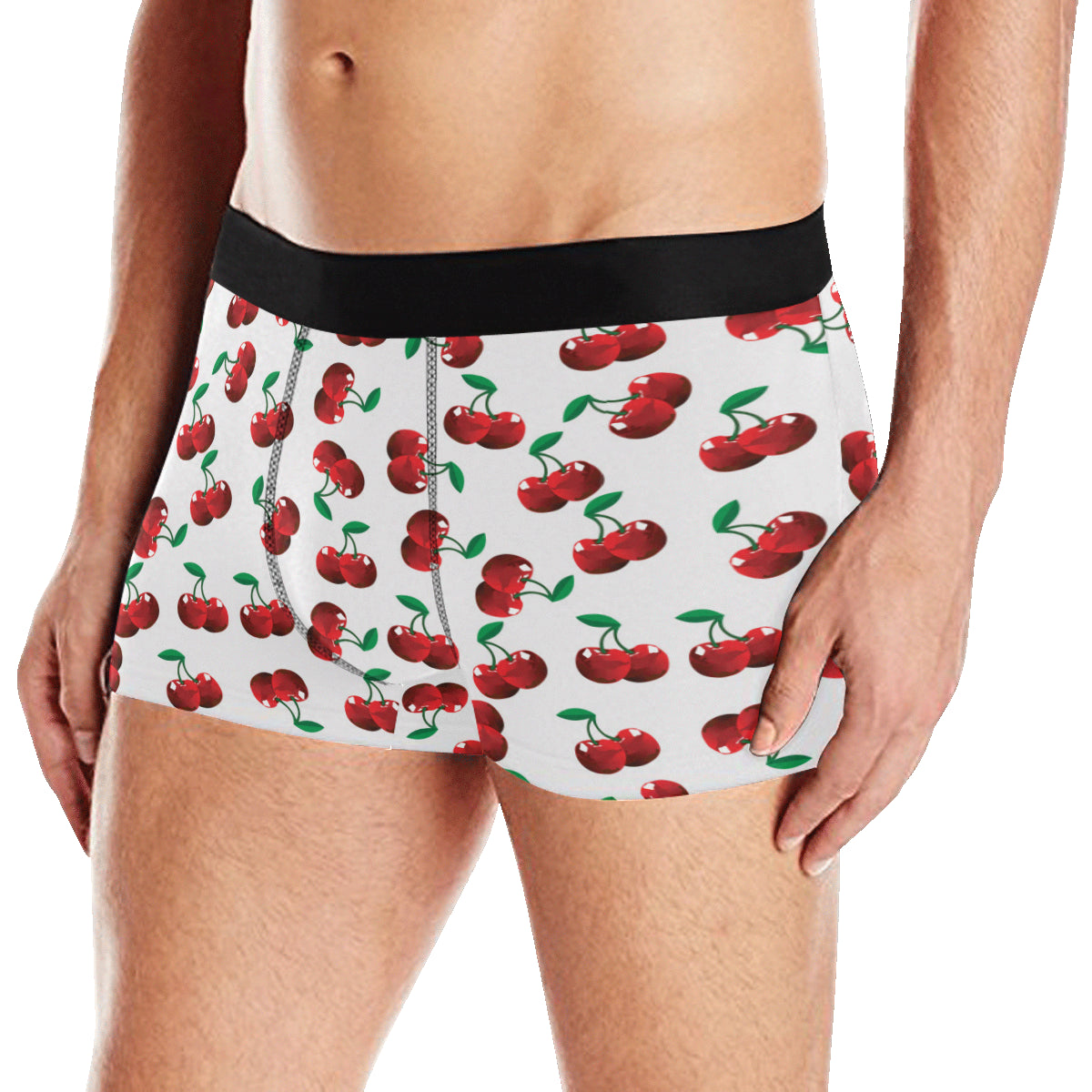 Cherry Pattern Print Design 01 Men's Boxer Briefs