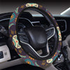 sugar skull Maxican Pattern Steering Wheel Cover with Elastic Edge