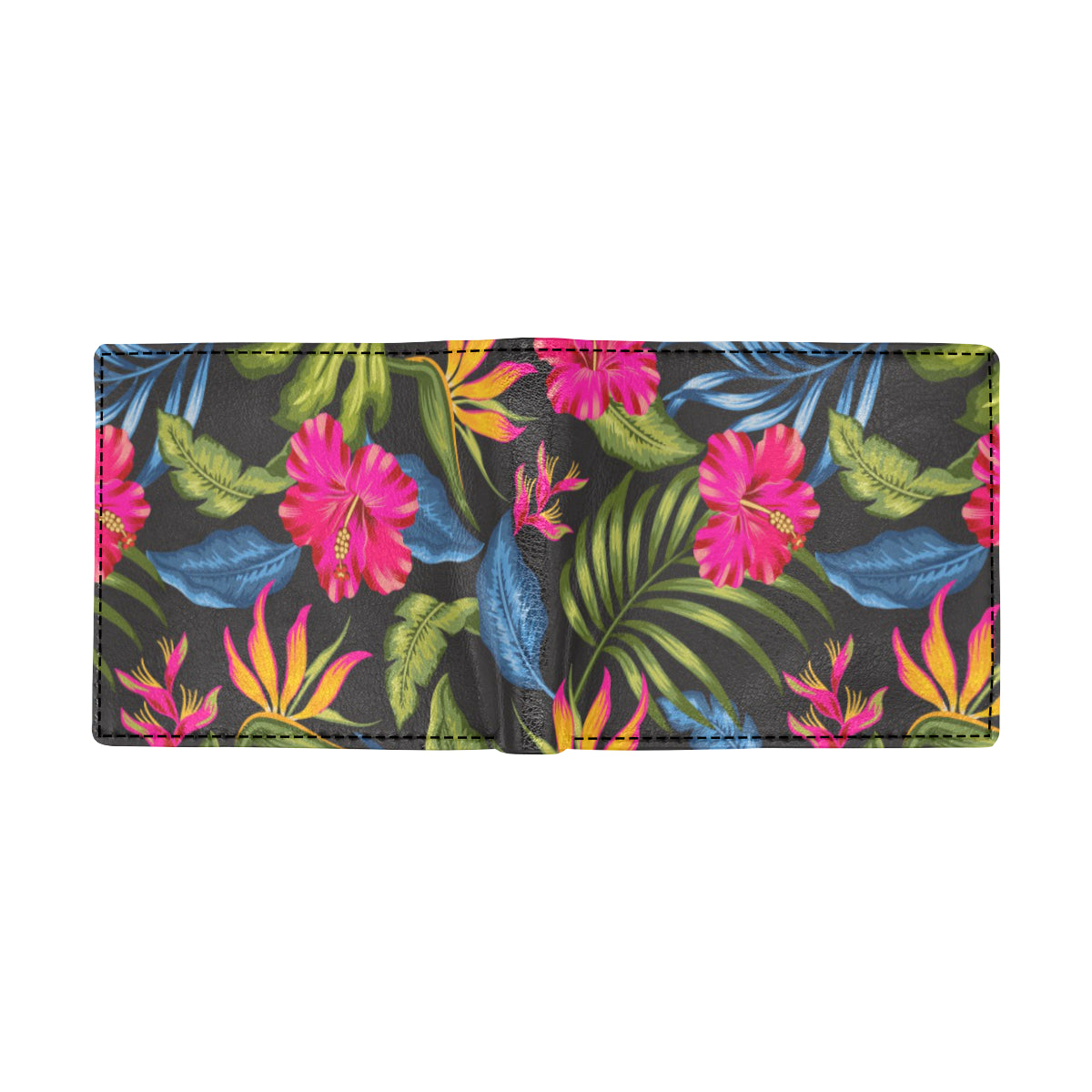 Bird Of Paradise Pattern Print Design BOP014 Men's ID Card Wallet