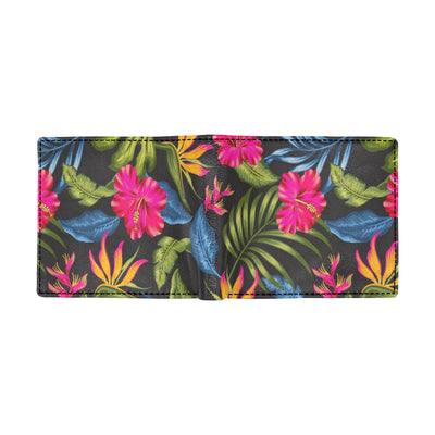 Bird Of Paradise Pattern Print Design BOP014 Men's ID Card Wallet