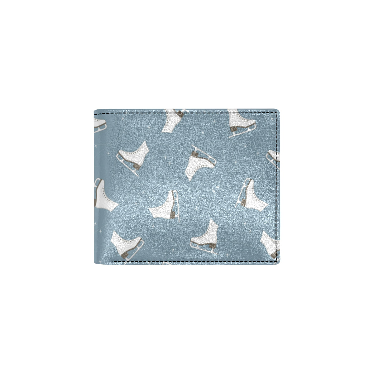 Ice Skate Pattern Print Design 02 Men's ID Card Wallet