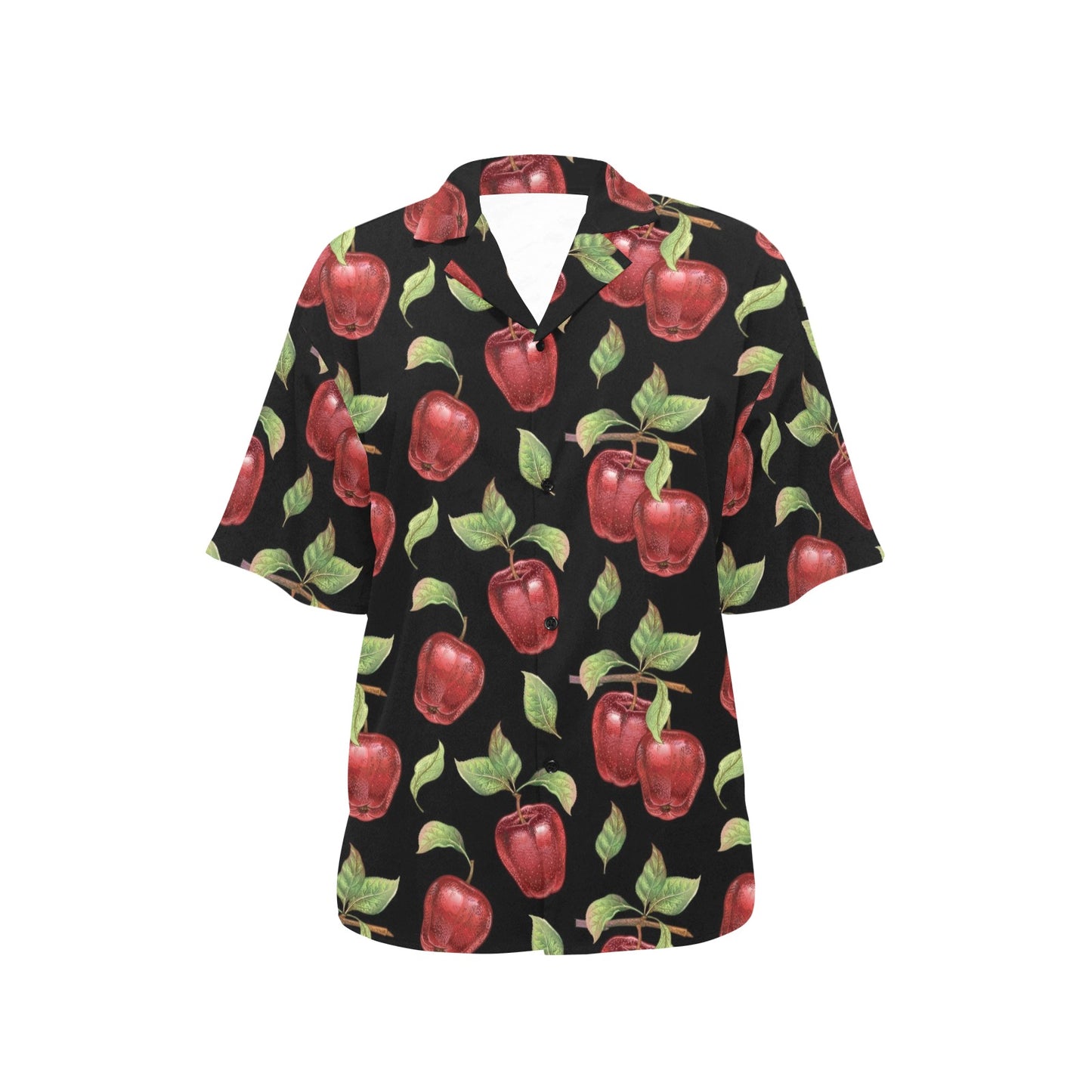 Apple Pattern Print Design AP011 Women's Hawaiian Shirt