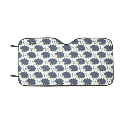 Hedgehog Print Design LKS401 Car front Windshield Sun Shade