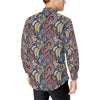 Paisley Boho Pattern Print Design A03 Men's Long Sleeve Shirt