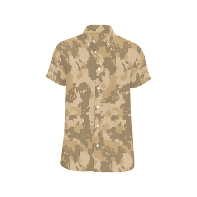 ACU Digital Desert Camouflage Men's Short Sleeve Button Up Shirt