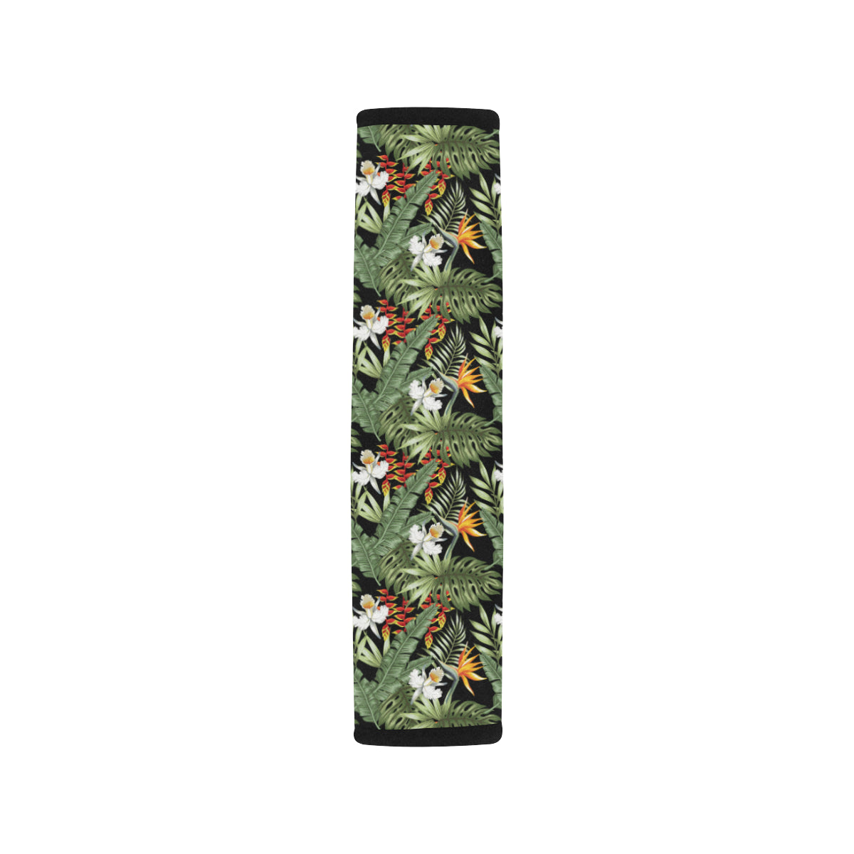 Bird Of Paradise Pattern Print Design 02 Car Seat Belt Cover
