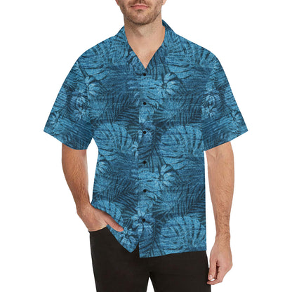 Jean Tropical Pattern Print Design 04 Men's Hawaiian Shirt