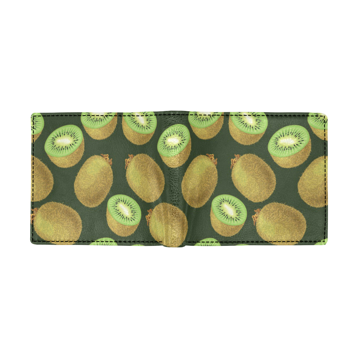 Kiwi Pattern Print Design KW04 Men's ID Card Wallet