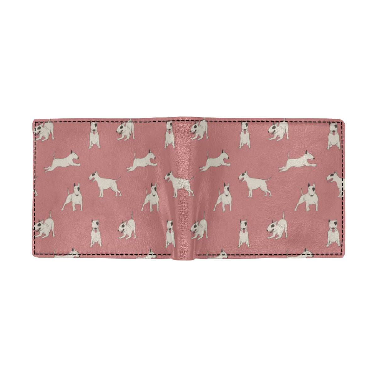 Bull Terriers Pattern Print Design 09 Men's ID Card Wallet